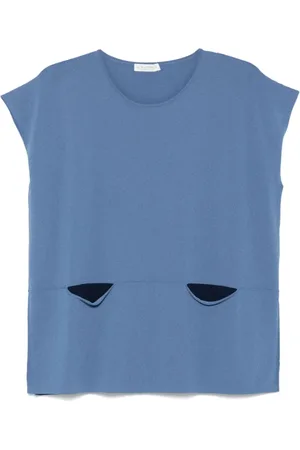 LE TRICOT PERUGIA Damen, Oberteile, Blau, MGröße: