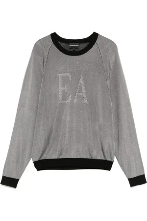 Emporio Armani Damen, Sweatshirts & Hoodies, Grau, MGröße: