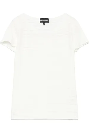 Emporio Armani Damen, Oberteile, Weiß, MGröße: