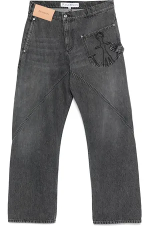 J.W.Anderson Herren, Jeans, Grau, W34Größe: