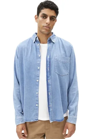 Armedangels Herren, Shirts, Blau, SGröße: