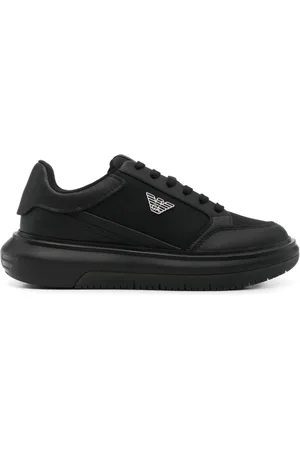 Emporio Armani Herren, Schuhe, Schwarzk, 43 EUGröße: