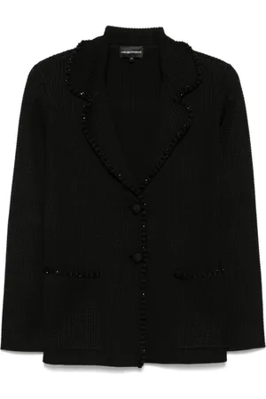 Emporio Armani Damen, Jacken, Schwarzk, MGröße: