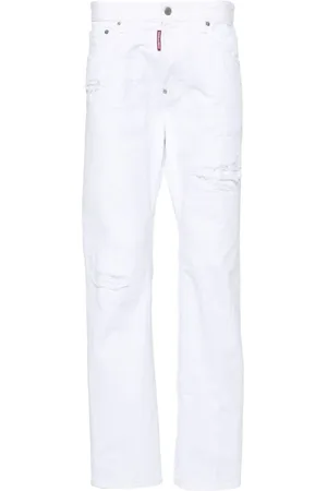 Dsquared2 Herren, Jeans, Weiß, XLGröße: