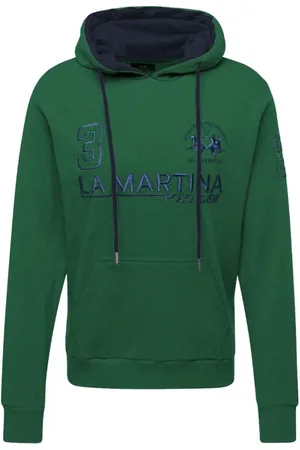 La Martina Herren, Sweatshirts & Hoodies, Grün, 3XLGröße: