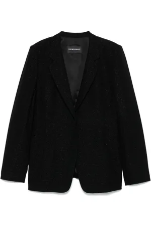 Emporio Armani Damen, Jacken, Schwarzk, MGröße: