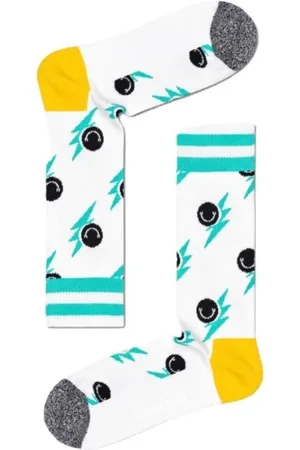 Happy Socks Damen, Unterwäsche, Weiß, SGröße: