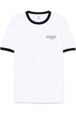 Moschino Herren, Oberteile, Weiß, SGröße: