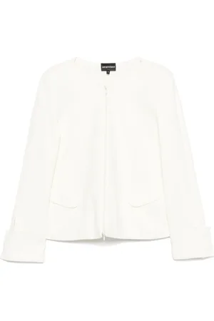 Emporio Armani Damen, Jacken, Weiß, SGröße: