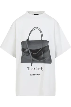 Balenciaga Damen, Oberteile, Weiß, LGröße: