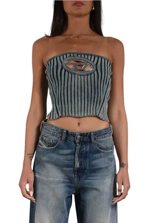 Diesel Damen, Oberteile, Blau, MGröße: