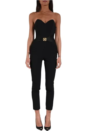 Elisabetta Franchi Damen, Jumpsuits & Playsuits, Schwarzk, SGröße: