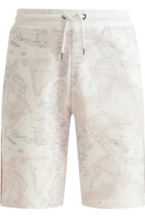 ALVIERO MARTINI 1A CLASSE Herren, Shorts, Weiß, SGröße: