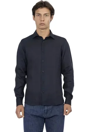 BALDININI Herren, Shirts, Blau, LGröße: