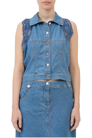 ERMANNO SCERVINO Damen, Jacken, Blau, SGröße: