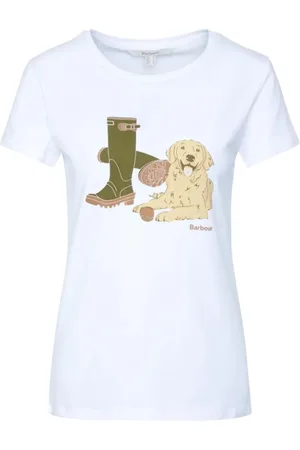 Barbour Damen, Oberteile, Weiß, SGröße: