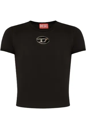 Diesel Damen, Oberteile, Schwarzk, MGröße: