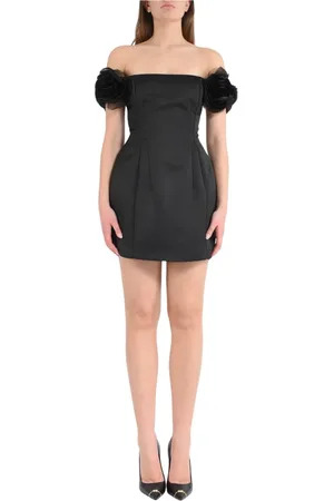 Elisabetta Franchi Damen, Kleider, Schwarzk, 2XLGröße: