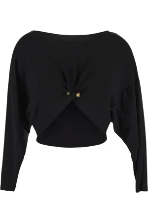 Elisabetta Franchi Damen, Oberteile, Schwarzk, XSGröße: