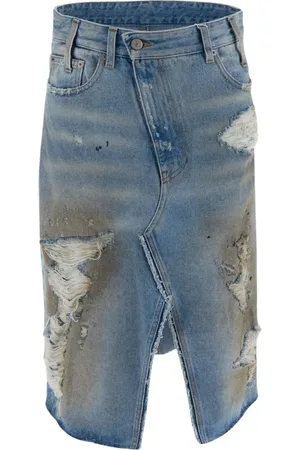 Maison Margiela Damen, Röcke, Blau, MGröße: