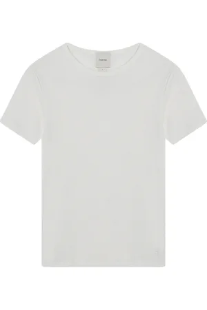 Calvin Klein Damen, Oberteile, Weiß, SGröße: