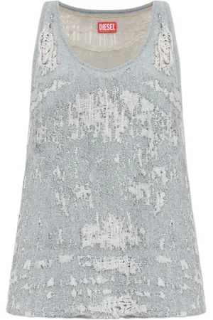 Diesel Damen, Oberteile, Blau, MGröße: