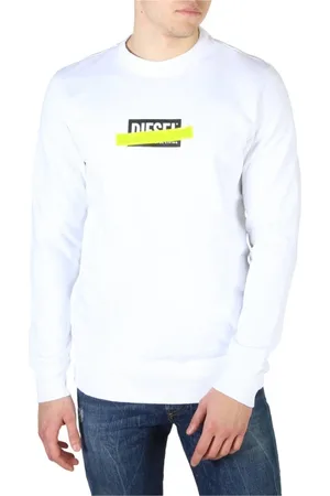 Diesel Herren, Sweatshirts & Hoodies, Weiß, 2XLGröße: