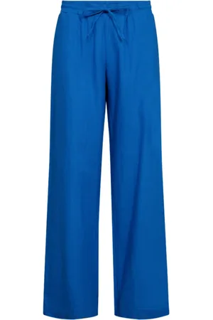 Freequent Damen, Hosen, Blau, LGröße:
