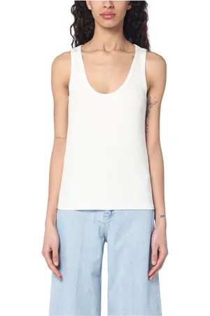 Calvin Klein Damen, Oberteile, Weiß, LGröße:
