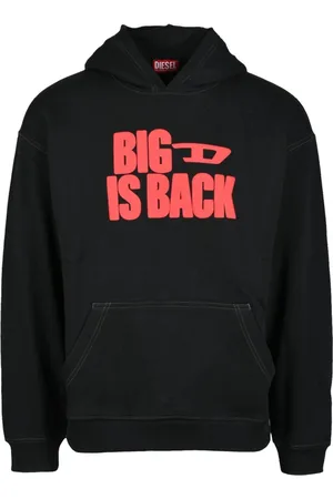 Diesel Herren, Sweatshirts & Hoodies, Schwarzk, 2XLGröße: