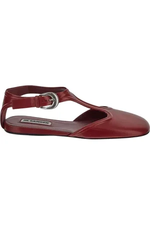 Jil Sander Damen, Schuhe, Rot, 40 EUGröße: