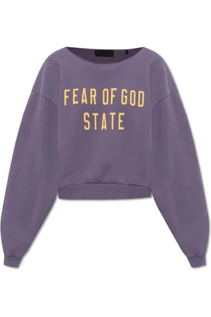 FEAR OF GOD Damen, Sweatshirts & Hoodies, Lila, LGröße: