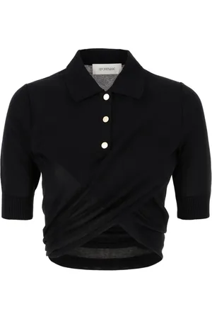 Sportmax Damen, Oberteile, Schwarzk, SGröße: