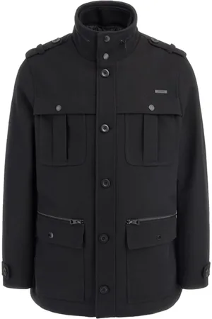 Guess Herren, Jacken, Schwarzk, SGröße: