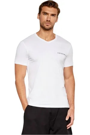Emporio Armani Herren, Oberteile, Weiß, LGröße:
