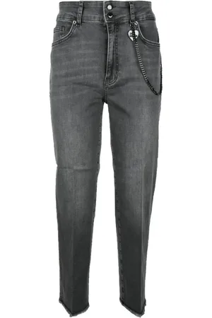 Moschino Damen, Jeans, Grau, W27Größe: