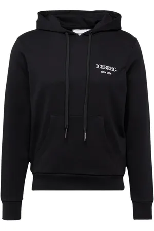 Iceberg Herren, Sweatshirts & Hoodies, Schwarzk, SGröße:
