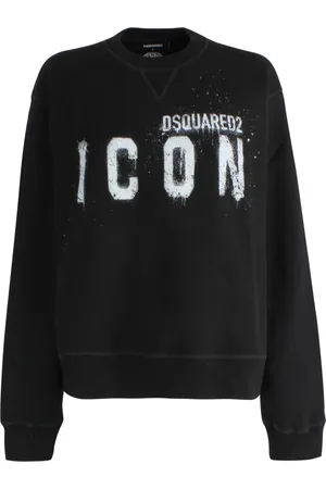 Dsquared2 Damen, Sweatshirts & Hoodies, Schwarzk, SGröße:
