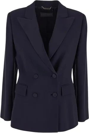 Alberta Ferretti Damen, Jacken, Blau, MGröße: