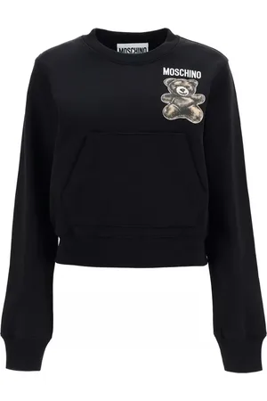 Moschino Damen, Sweatshirts & Hoodies, Schwarzk, MGröße: