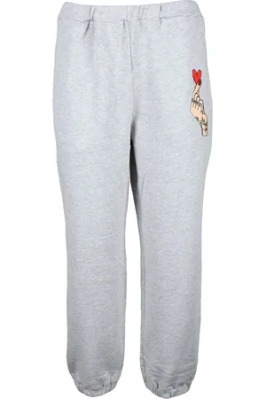 Moschino Damen, Hosen, Grau, MGröße: