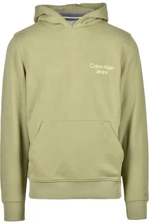 Calvin Klein Herren, Sweatshirts & Hoodies, Grün, 2XLGröße: