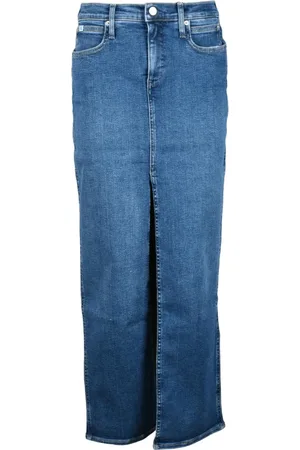 Calvin Klein Damen, Röcke, Blau, W31Größe: