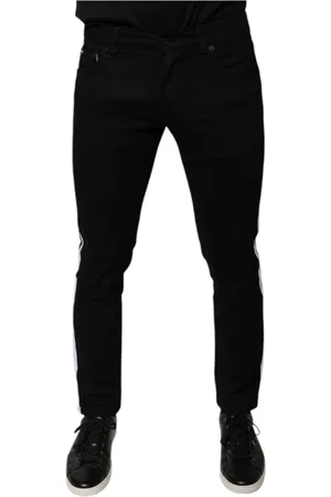 Dolce & Gabbana Herren, Jeans, Schwarzk, MGröße: