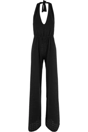 FISICO Damen, Jumpsuits & Playsuits, Schwarzk, MGröße: