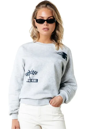 Colourful rebel Damen, Sweatshirts & Hoodies, Grau, XLGröße:
