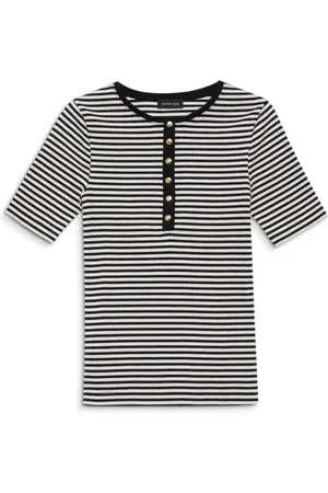 ANINE BING Damen, Oberteile, Schwarzk, SGröße: