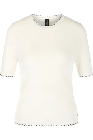 Marc Cain Damen, Oberteile, Weiß, 2XLGröße: