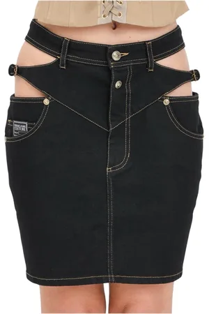 VERSACE Damen, Röcke, Schwarzk, XSGröße: