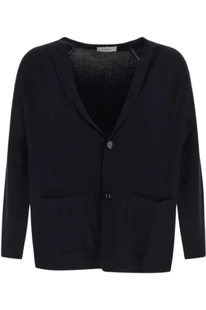 LARDINI Herren, Strickwaren, Blau, SGröße: